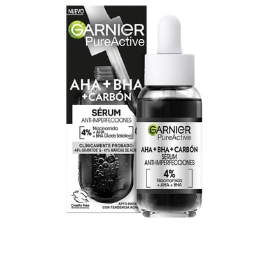 Pure Active Aha + Bha + Carbón Sérum Anti-imperfecciones 30 ml