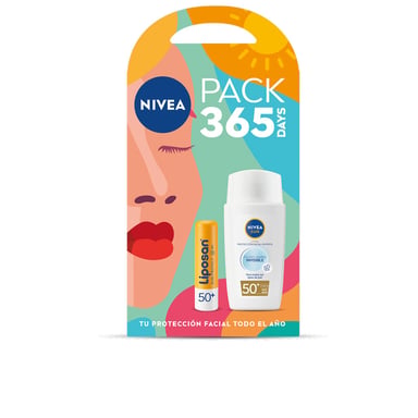 Sun Fluido Invisible Diario Spf50 + Liposan Spf50 Pack 2 pz