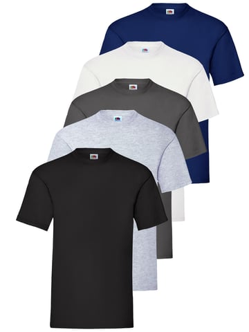 Paquete de 5 camisetas para hombre Fruit of the Loom