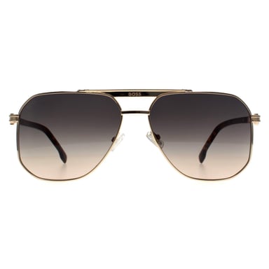 Hugo Boss BOSS 1743/S 06J C9 gold havana grey brown gradient gafas de sol antirreflejantes