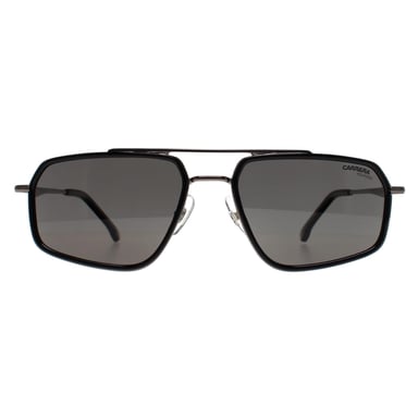 Gafas de sol Carrera Carrera 338/S V81 M9 negro rutenio oscuro gris polarizadas