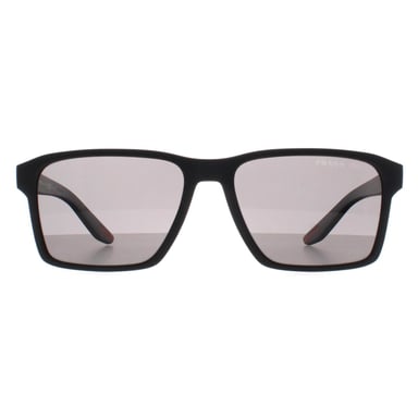 Gafas de sol Prada Sport PS05YS DG002G de caucho negro gris oscuro polarizadas