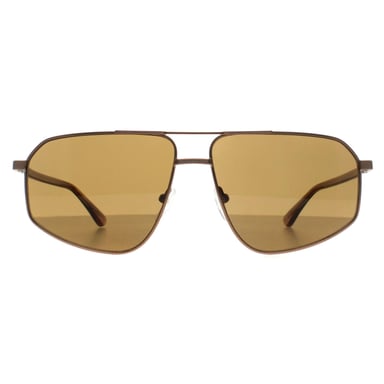 Calvin Klein CK23126S 770 mate ámbar oro marrón gafas de sol
