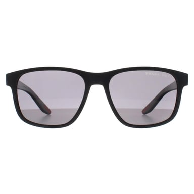 Gafas de sol Prada Sport PS06YS DG002G de caucho negro gris oscuro polarizadas