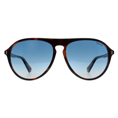 Gafas de sol polarizadas Polaroid PLD 6225/S 086 Z7 havana azul degradado