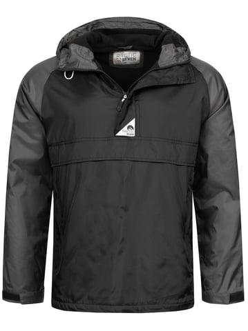 Chaqueta impermeable Arctic Seven para hombre – Negro-Gris oscuro