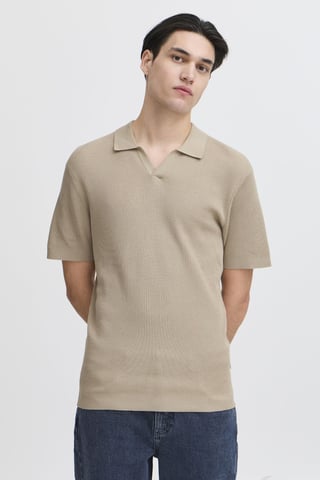 Polo de punto George - Beige