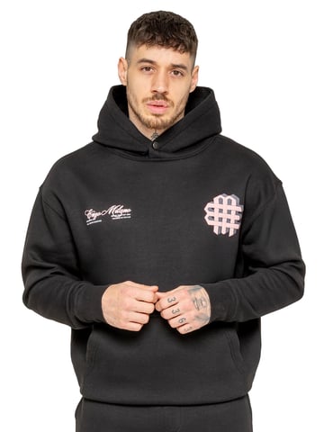 Enzo Milano | Mens Oversized Printed Hoodie