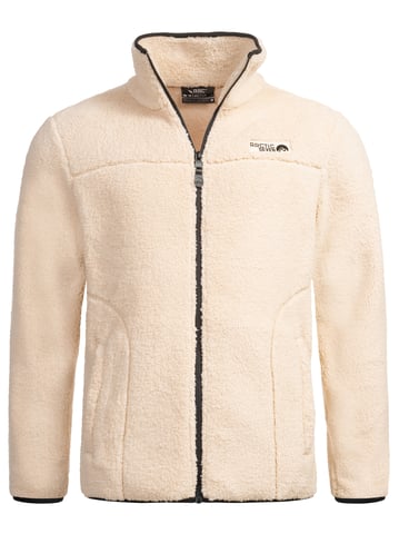 Arctic Seven Herren Sherpa Fleecejacke AS335 Beige Größe XXXL - Gr. 3XL
