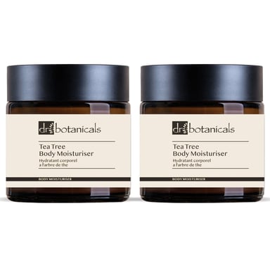 Dr Botanicals Humectante Corporal de Eucalipto y Té Tree 120ml x 2 Paquete Doble