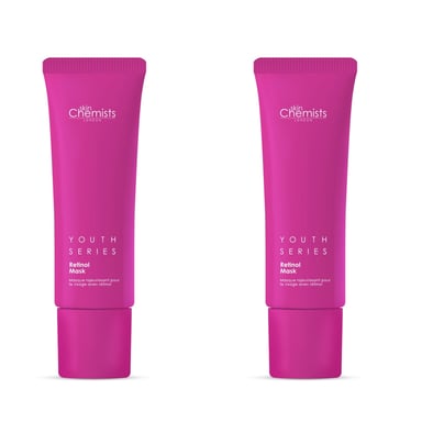 skinChemists Serie Juventud Máscara de Retinol 50ml x 2 Pack Dúo