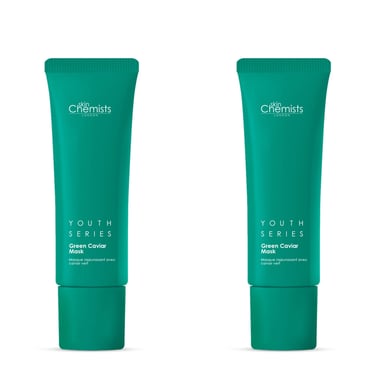 skinChemists Serie Juventud Máscara de Caviar Verde 50ml x 2 Paquete Dúo