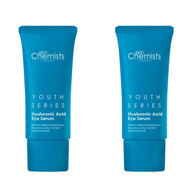 skinChemists Serie Juventud Suero para los Ojos 1.5% Ácido Hialurónico 15ml x 2 Paquete Dúo