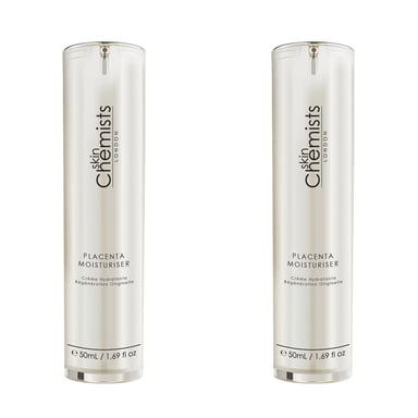 skinChemists Crema Hidratante de Placenta 50ml x 2 Paquete Dúo