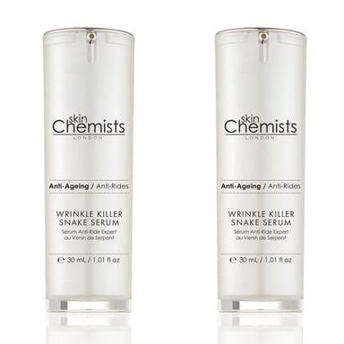 skinChemists Suero Antienvejecimiento Killer Snake 30ml x 2 Paquete Dúo