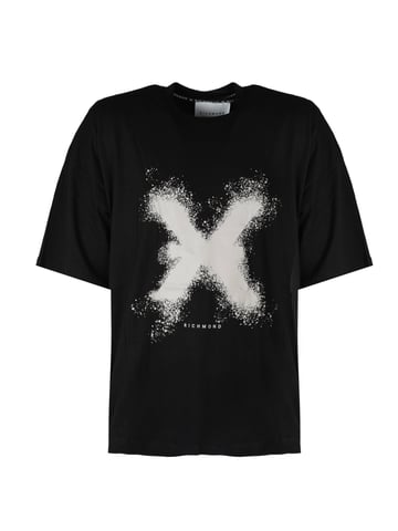 John Richmond T-Shirt del hombre negro