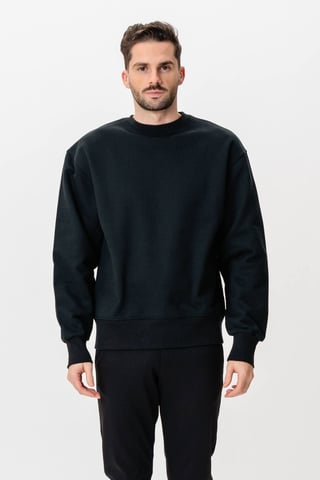 Cuello redondo pesado - Negro
