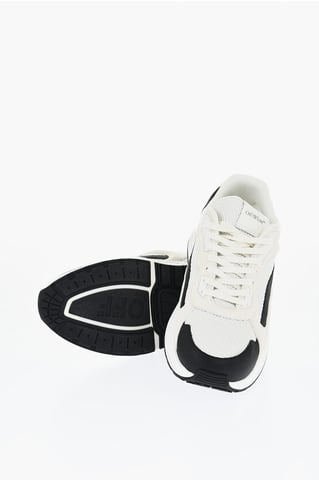 Zapatillas bajas KICK OFF con detalles de ante en blanco