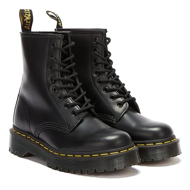 Botas de cuero liso negras Dr. Martens 1460 Bex