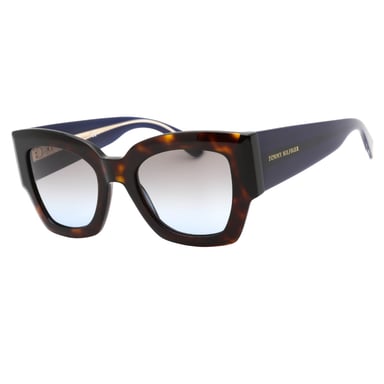 Gafas de sol Tommy Hilfiger con montura gruesa en marrón habano oscuro