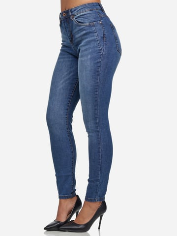 Tazzio Ladies Skinny Fit Vaqueros de cintura alta