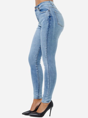 Tazzio Ladies Skinny Fit Vaqueros de cintura alta