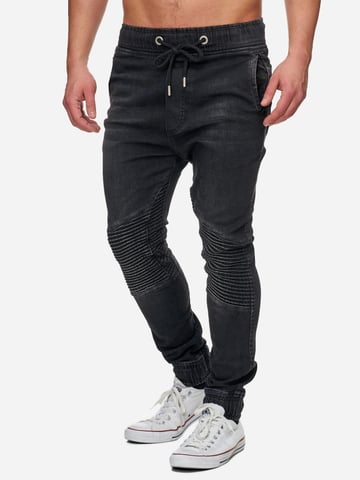 Tazzio vaqueros de hombre regular fit en estilo biker jogger