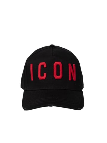 Dsquared2 Gorra de beisbol ICON del hombre negro