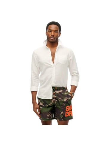 Traje de baño Superdry para hombre con logotipo de Sportswear 17