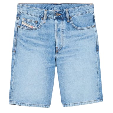 Pantalones Cortos Vaqueros Azules Ajustados De Diesel