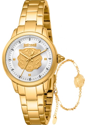 Just Cavalli JC1L334M0055 Conjunto de Regalo para Mujeres con Reloj Dolce y Pulsera