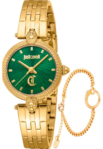 Just Cavalli JC1L330M0055 Conjunto de regalo de reloj Mini Attraente para damas y pulsera