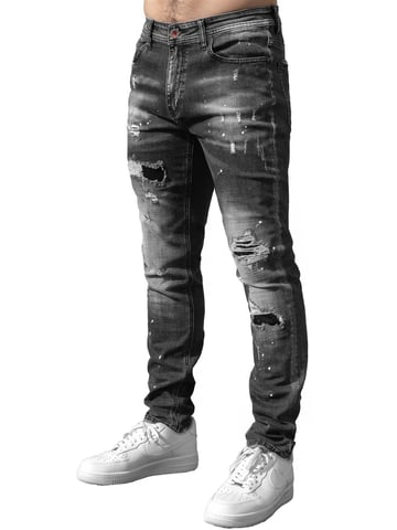 Enzo Milano - Vaqueros rotos para hombre