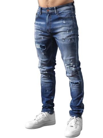 Enzo Milano Vaqueros rotos para hombre