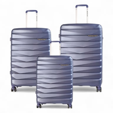 Maleta rígida TSA azul ahumado resistente con 8 ruedas, equipaje de cabina, estuche de viaje para vacaciones