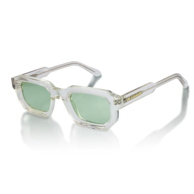 Gafas de sol polarizadas rectangulares geométricas transparentes De-Gamme Bold - Malta