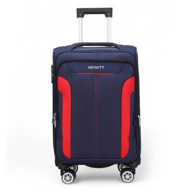 Maleta de cabina blanda 36,5 x 23,5 x 58 cm Nailon 900D Adecuada para Easyjet, Ryanair, Wizzair con cerradura integrada