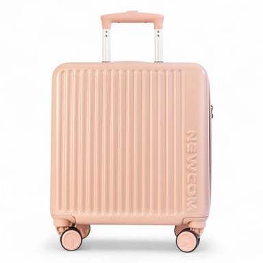 Maleta rígida de cabina de 44 x 22 x 38 cm, color rosa, con cierre de seguridad TSA, apta para Easyjet y Ryanair.