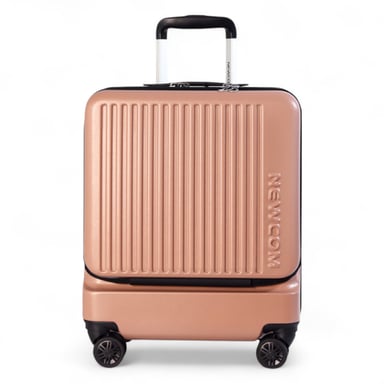 Maleta de viaje EasyJet Ryanair resistente, de color rosa, con apertura frontal, 39 x 26 x 51,5 cm
