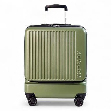 Maleta de viaje EasyJet Ryanair duradera de 39 x 26 x 51,5 cm con apertura frontal en color verde oliva