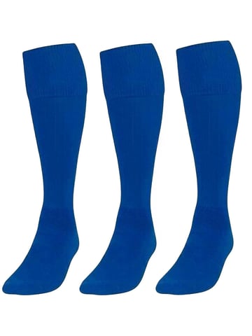 3 Pack Calcetines Fútbol Azul Niños