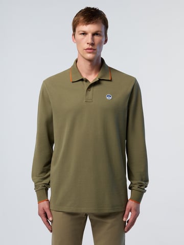 North Sails Polo shirt Long-sleeved with logo collar