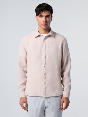 North Sails Shirt Linen with embroidered logo