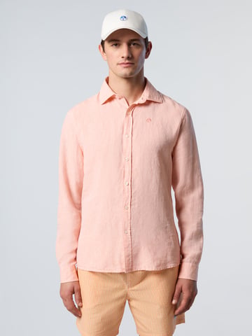 North Sails Shirt Linen with embroidered logo
