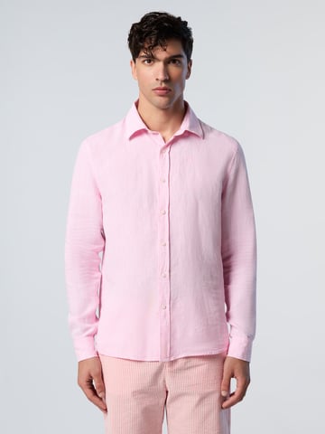 North Sails Shirt Linen with embroidered logo