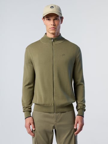 North Sails Sweater Full-zip with embroidered logo