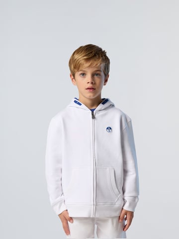 North Sails Hoodie Zipper with logo patch