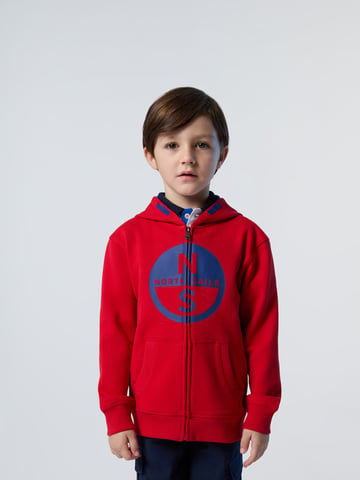 North Sails Hoodie Zipper with maxi logo