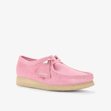 Zapatos de Mujer Rosa de Ante Wallabee Originals de Clarks