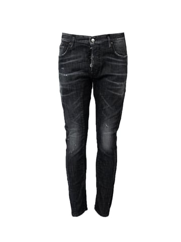 Dsquared2 Vaqueros Tidy Biker Jean del hombre negro
